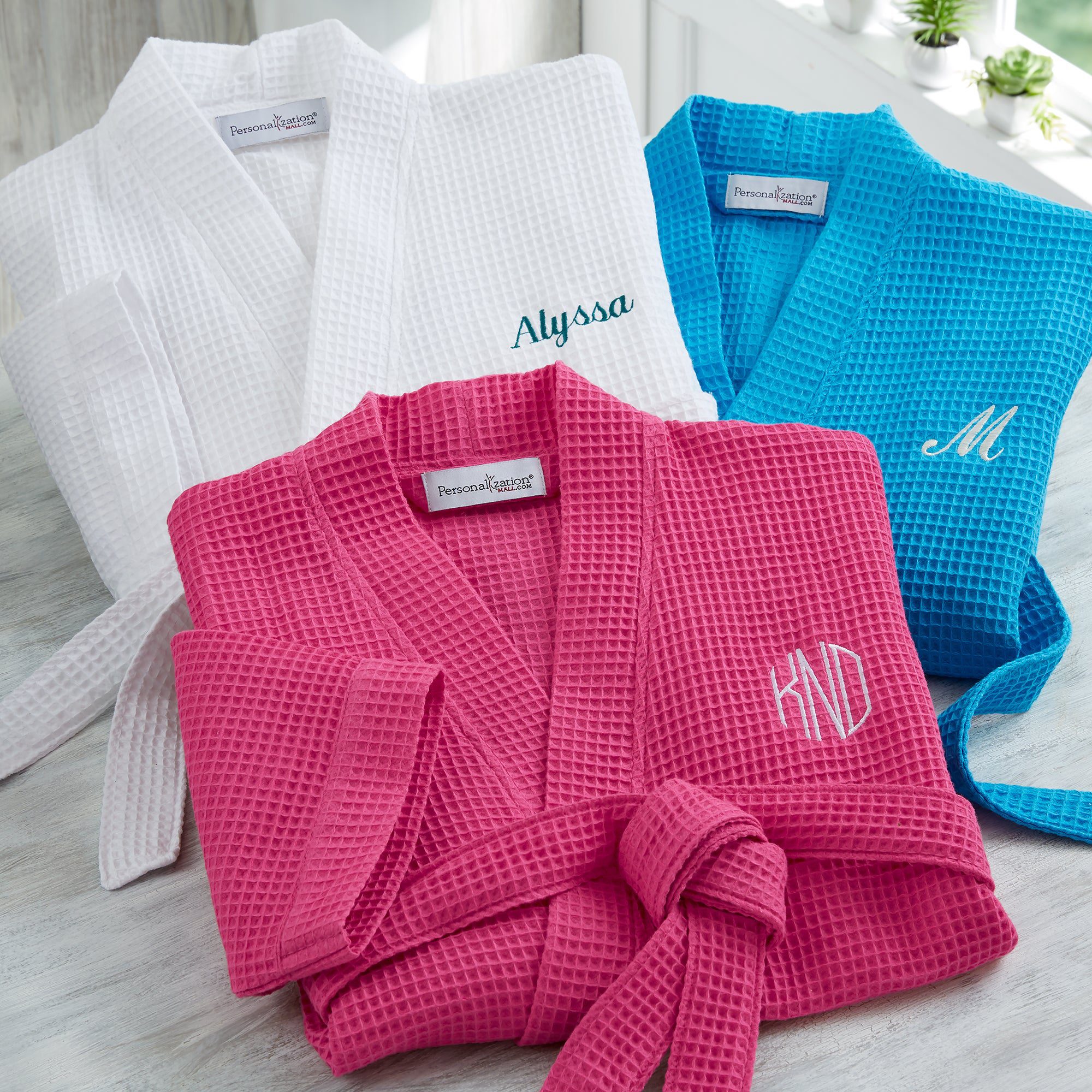 Personalized Waffle Robe