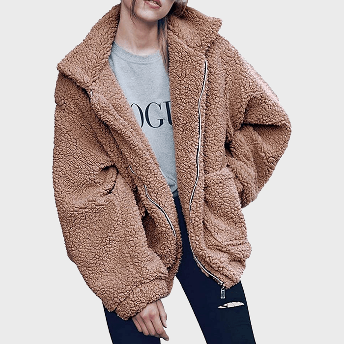 Prettygarden Womens Fashion Shearling Oversized Pockets Ecomm Via Amazon.com