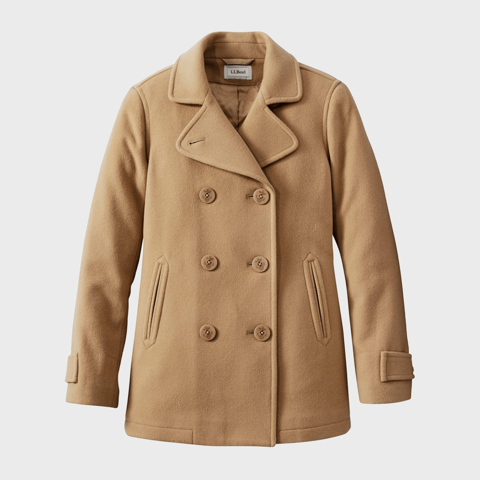 Womens Classic Lambswool Peacoat Ecomm Via Llbean.com