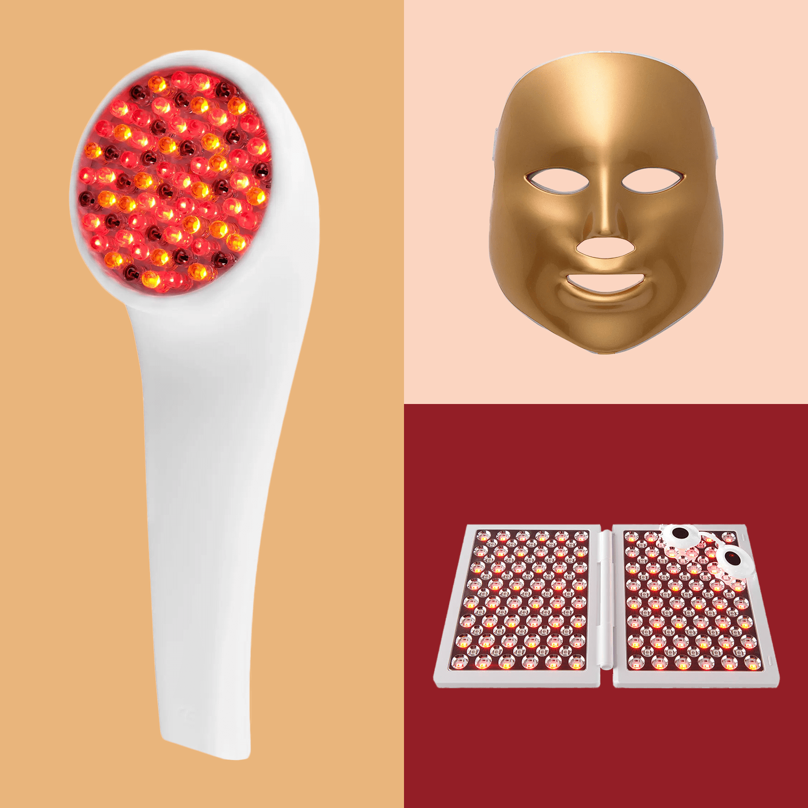 6 Led Masks Ft Via Merchant