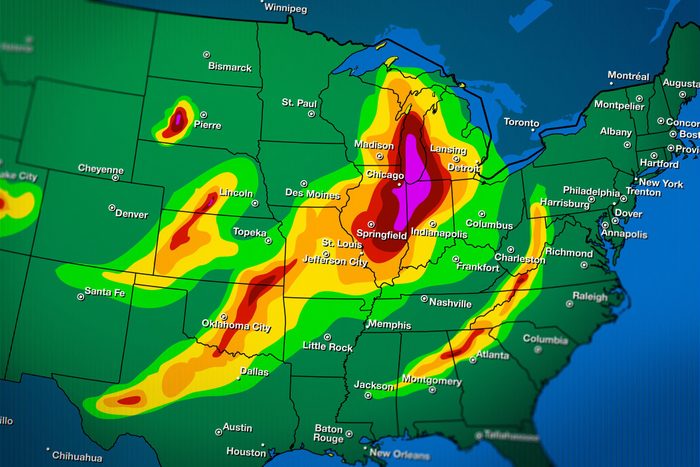 Severe Weather Map Forecast