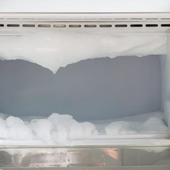 Ice in the fridge