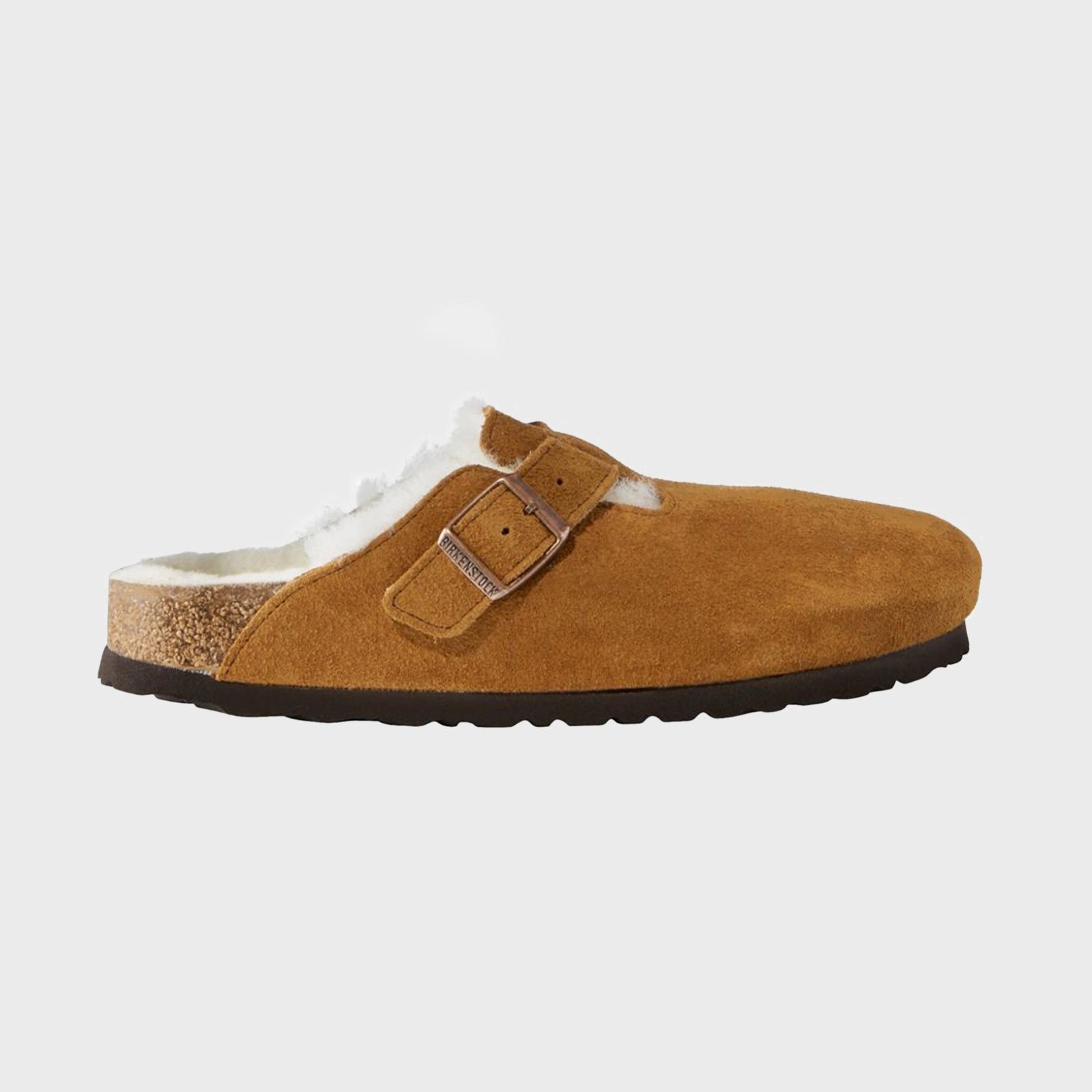 Women's Boston Shearling Lined Suede Clogs