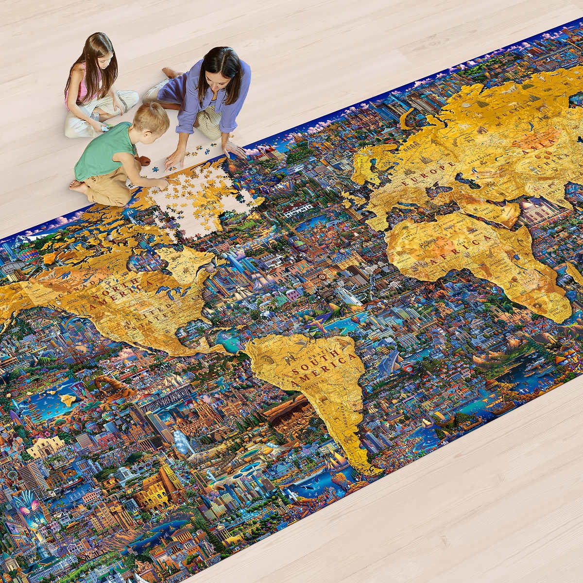Costco Sells a Massive 60,000-Piece Puzzle That Will Take Up Your Entire Room