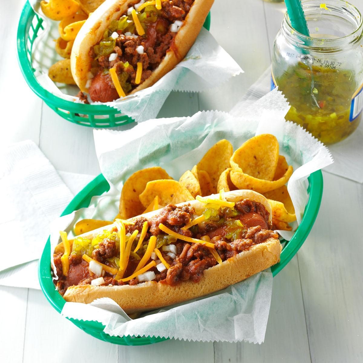 chili coney dogs