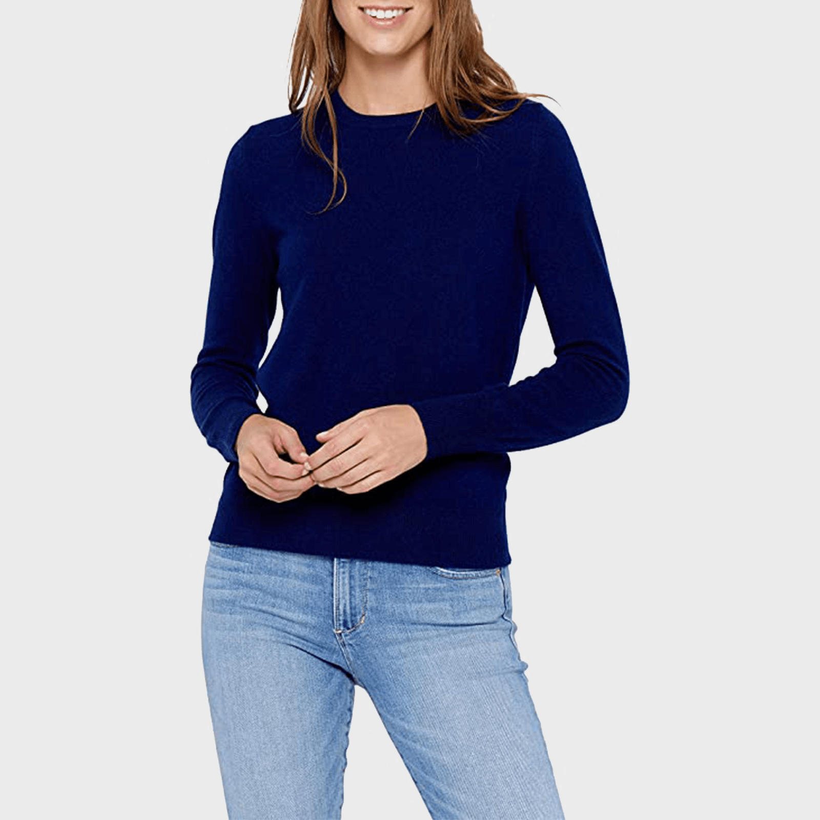State Cashmere Essential Crewneck Sweater Ecomm Via Amazon.com