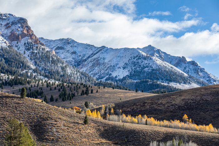 mountains in sun valley Idaho
