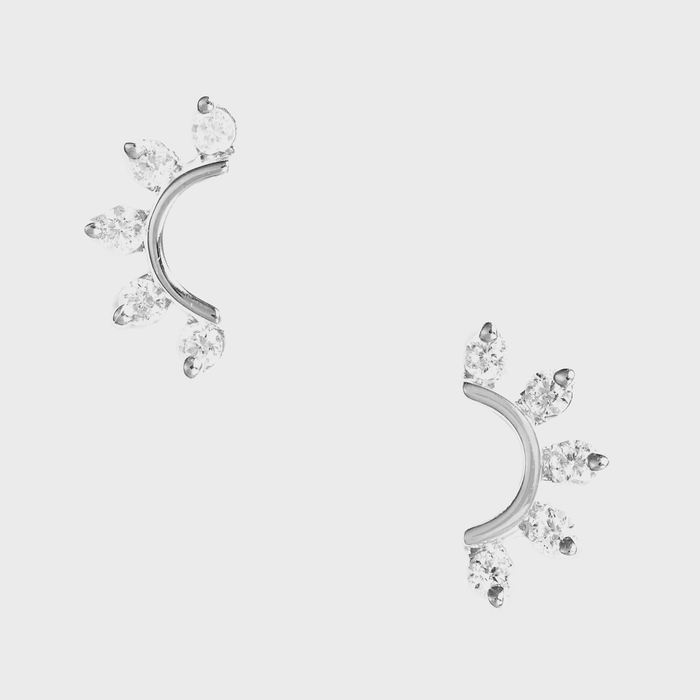 Dana Rebecca Designs Diamond Curve Stud Earrings Ecomm Via Nordstrom.com