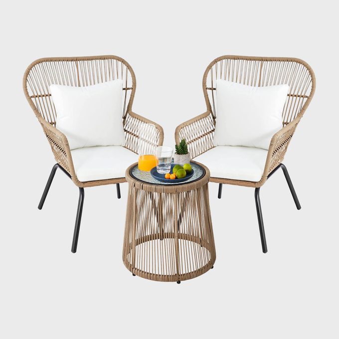 Best Choice Products 3 Piece Patio Conversation Bistro Set