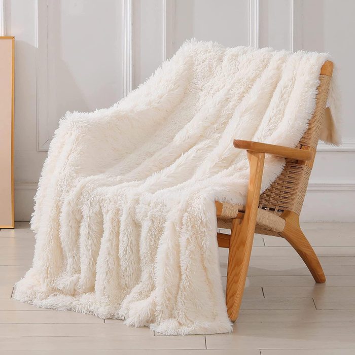 Faux Fur Throw Blanket