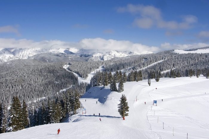 Skiers at Vail