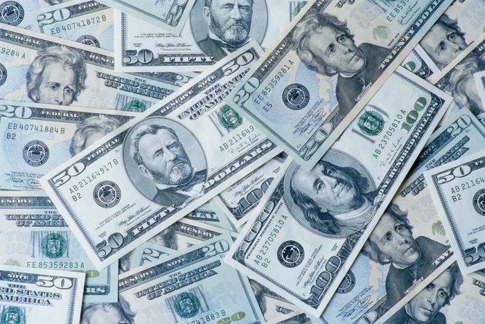 Various American Dollar Bills