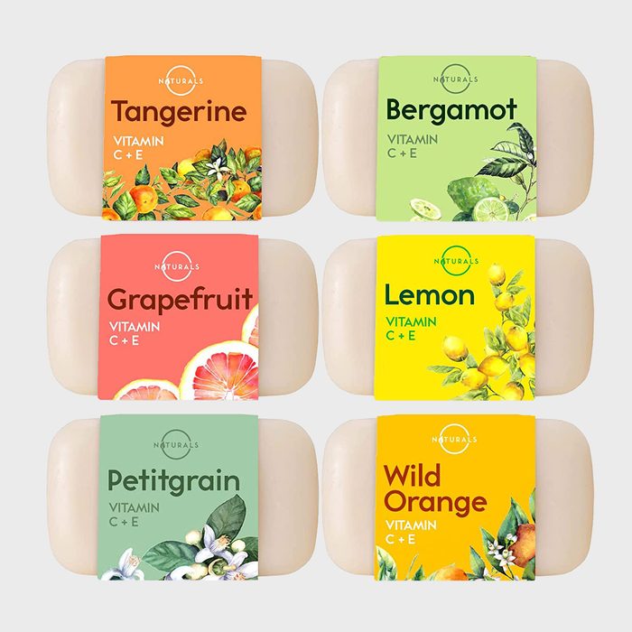 O Naturals 6 Pcs Citrus Natural Bar Soap