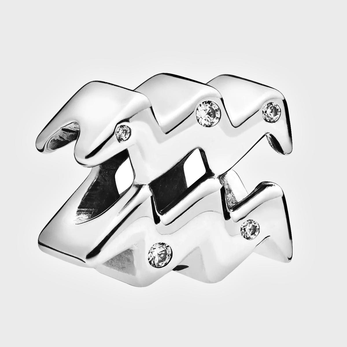 Pandora Sparkling Aquarius Zodiac Charm