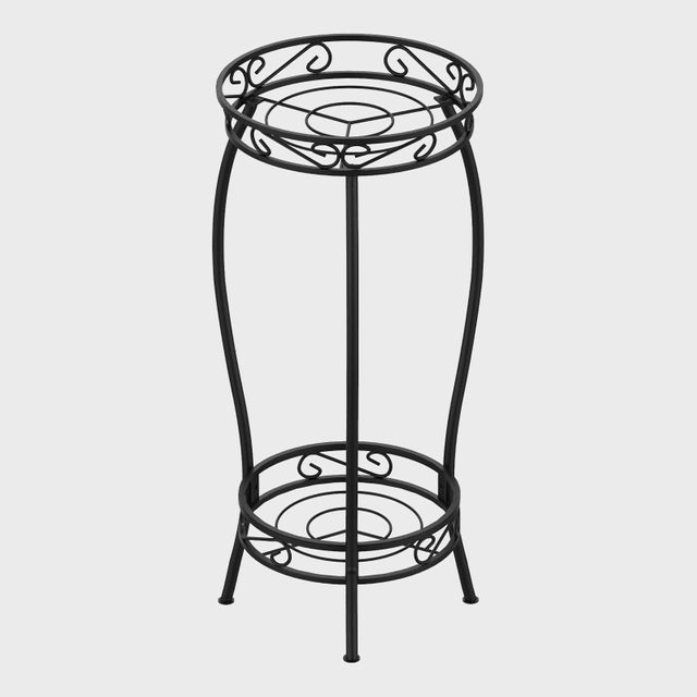 Auledio Plant Stand Rack 2 Tier Indoor Outdoor Multiple Holder Shelf