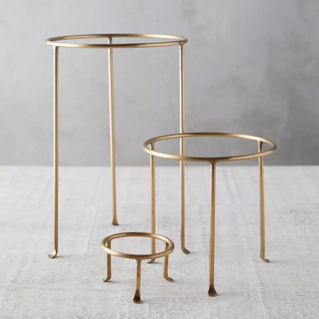 Solid Brass Plant Stand