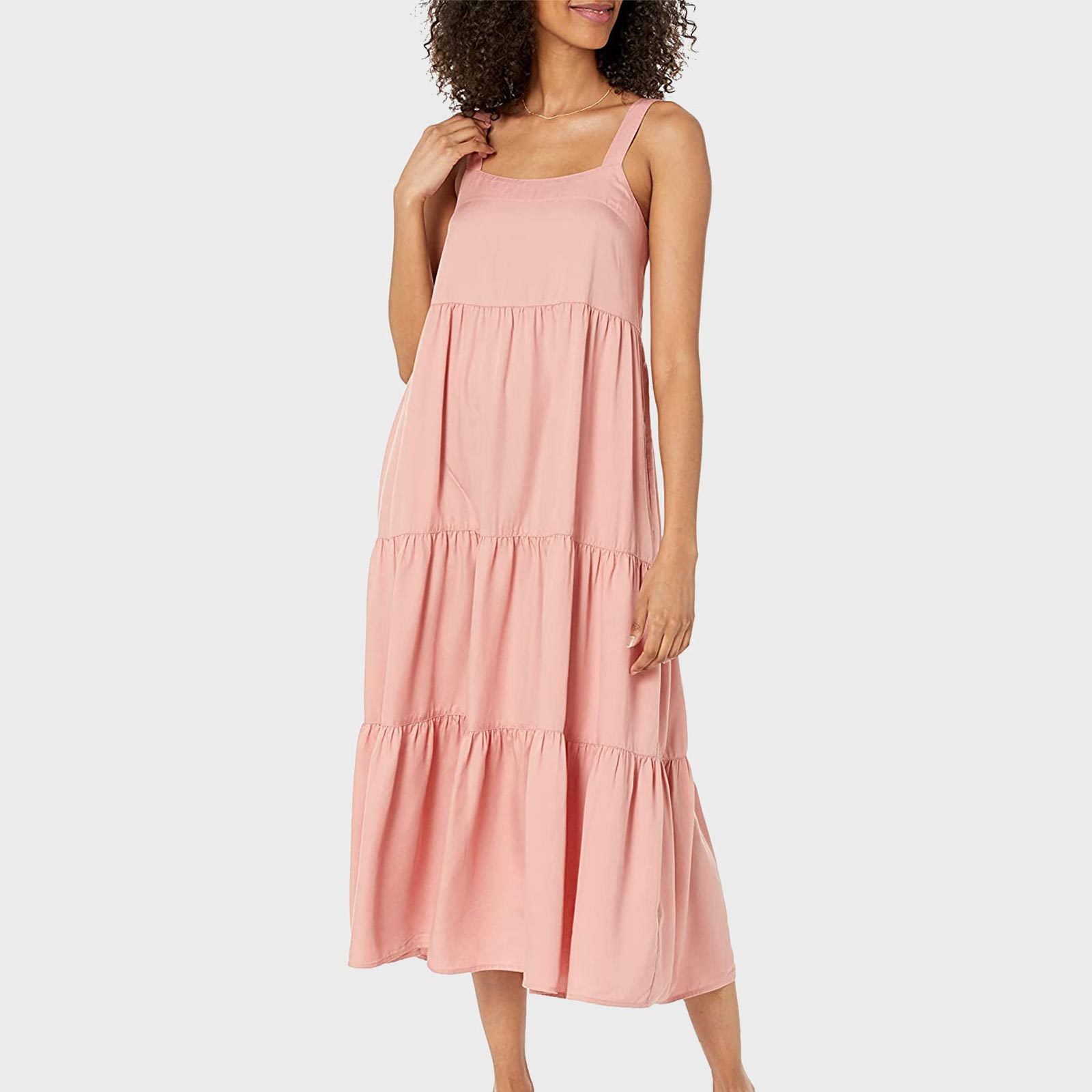 The Drop Women's Britt Tiered Maxi Tent Dress