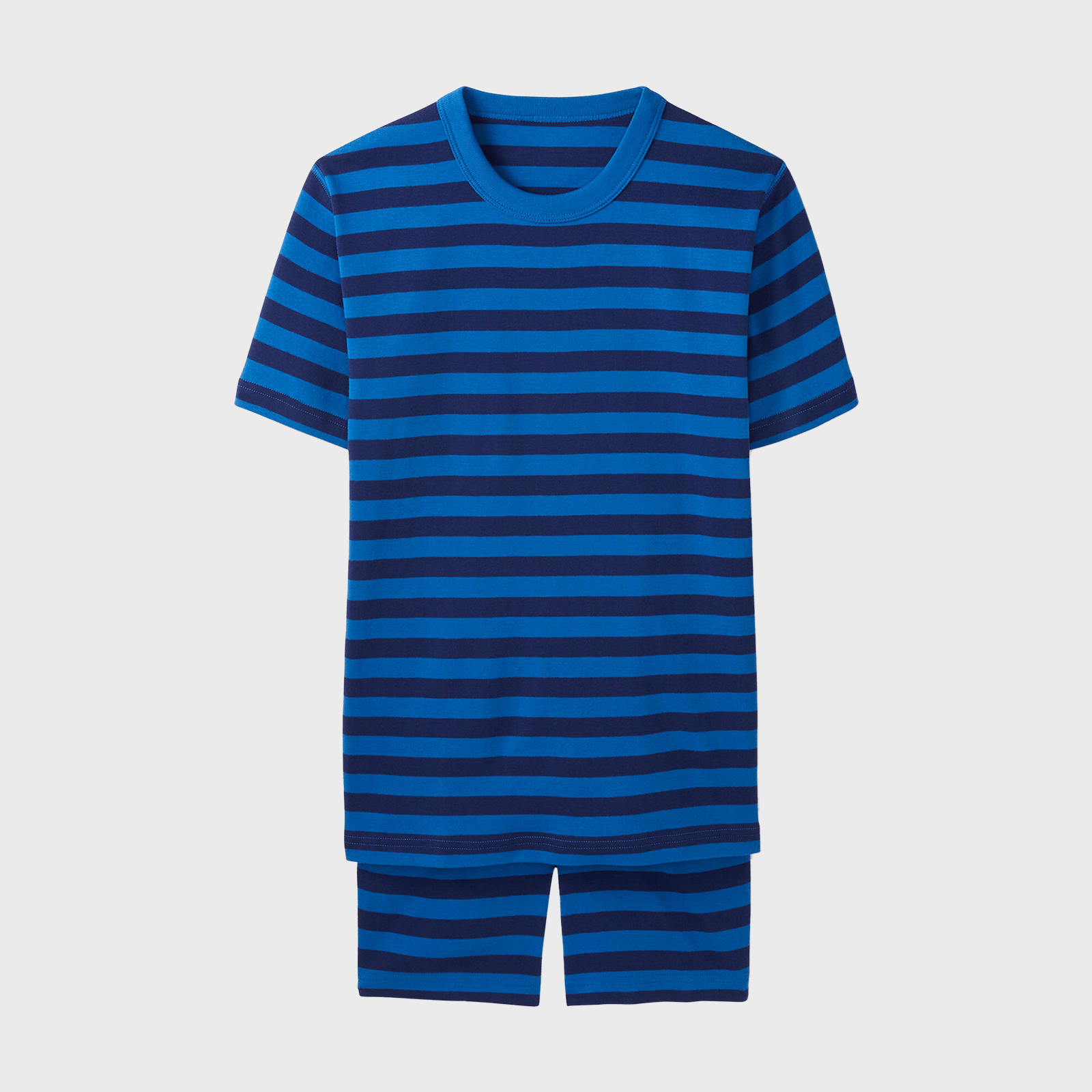 Adult Unisex Short Sleeve Pajama Set Ecomm Via Hannaandersson.com