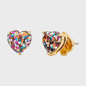 Glitter Heart Stud Earrings Ecomm Via Nordstrom.com