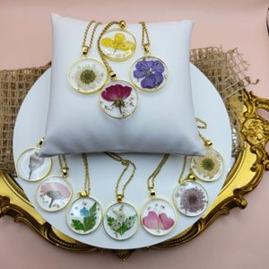 Gold And Silver Birth Month Flower Necklace Ecomm Via Etsy.com