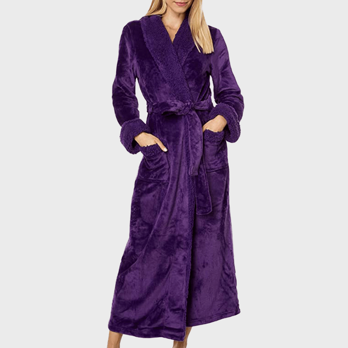 Natori Plush Sherpa Robe Ecomm Via Zappos.com