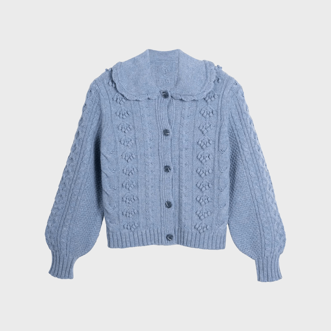 Womens Avery Cardigan Denim Blue Ecomm Via Maisonette.com