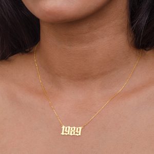 Year Necklace Birth Year Ecomm Via Etsy.com