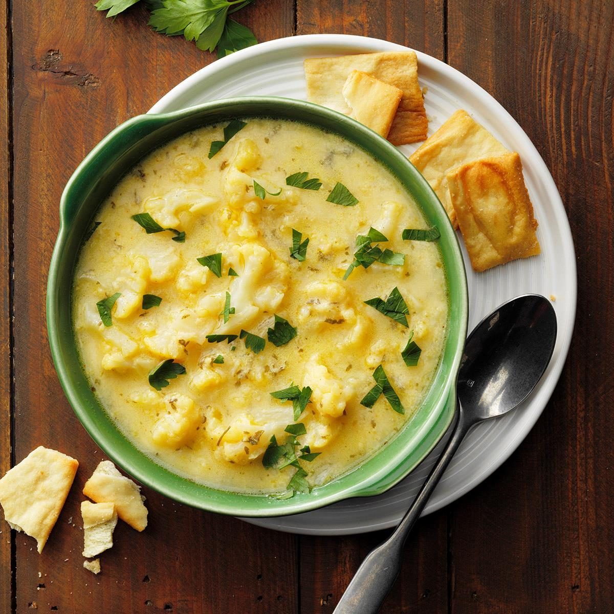 Cauliflower Cheddar Soup