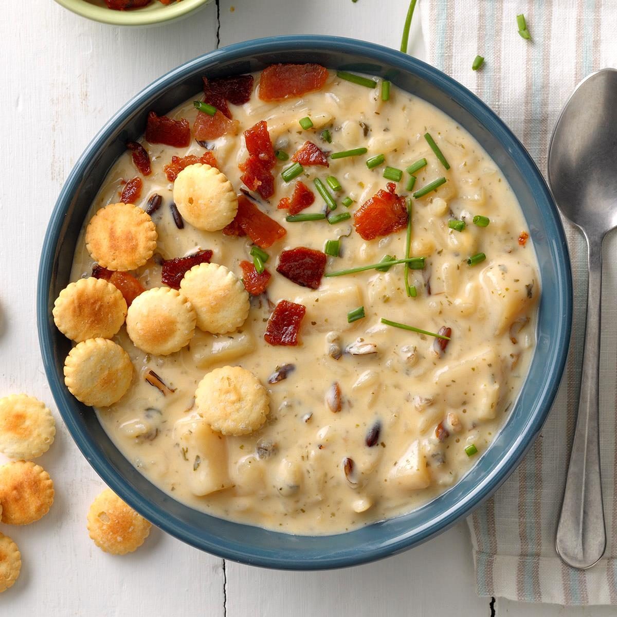 Cheesy Wild Rice Soup