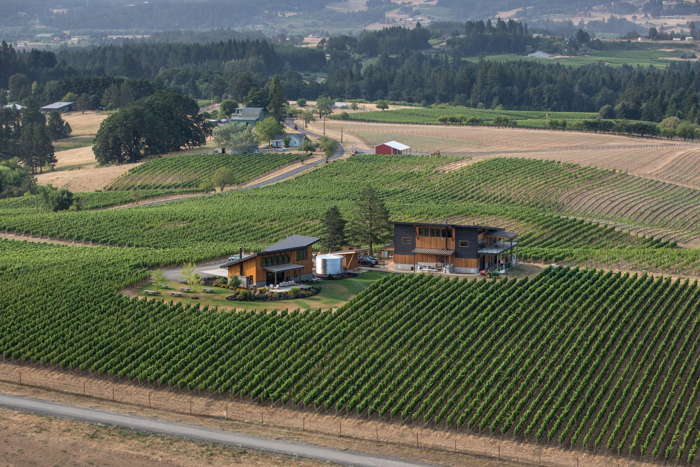 Exploring Oregon's Wiillamette Valley By Air