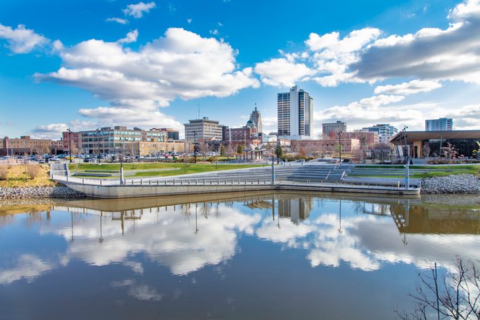 Fort Wayne Indiana's skyline