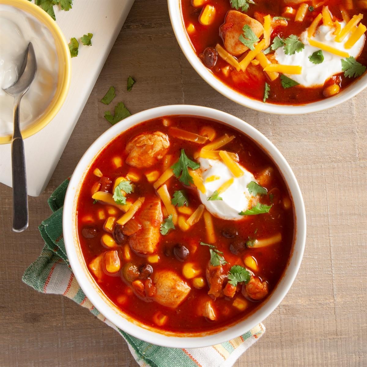 Mexican Inspired Chicken Soup