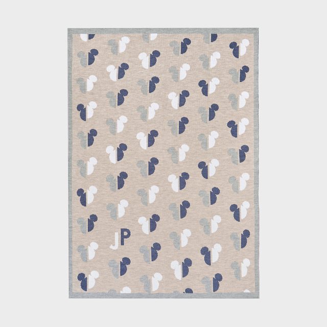 Mickey Mouse Disney Custom Initial Blanket Ecomm Baublebar.com