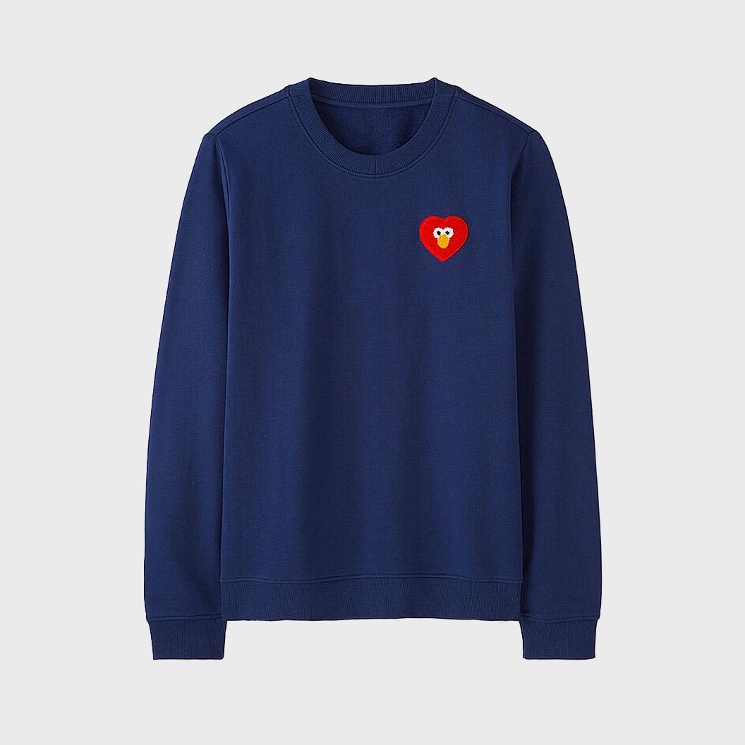 Adult Sesame Street Valentines Sweatshirt In French Terry