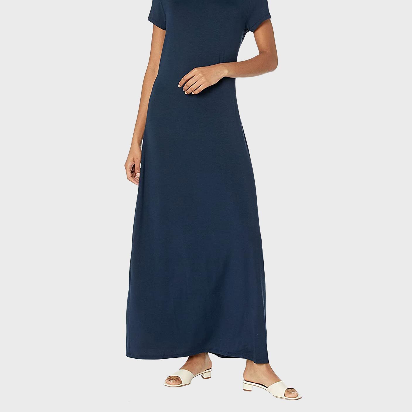 Amazon Essentials Women's Short Sleeve Maxi Dress