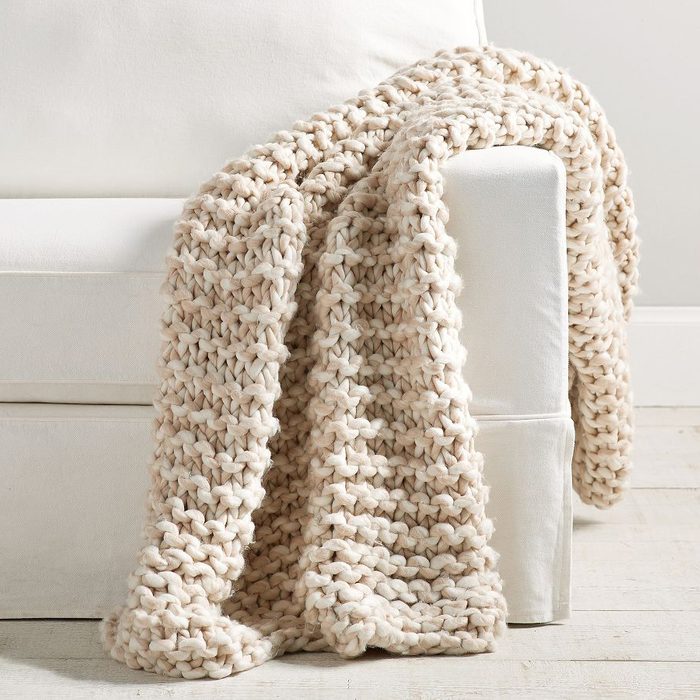 Chunky Handknit Throw