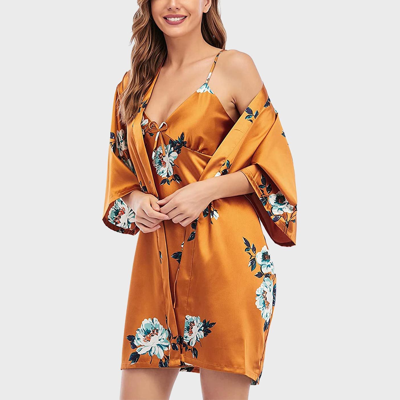 Escalier Women's Silk Satin Pajamas Sets