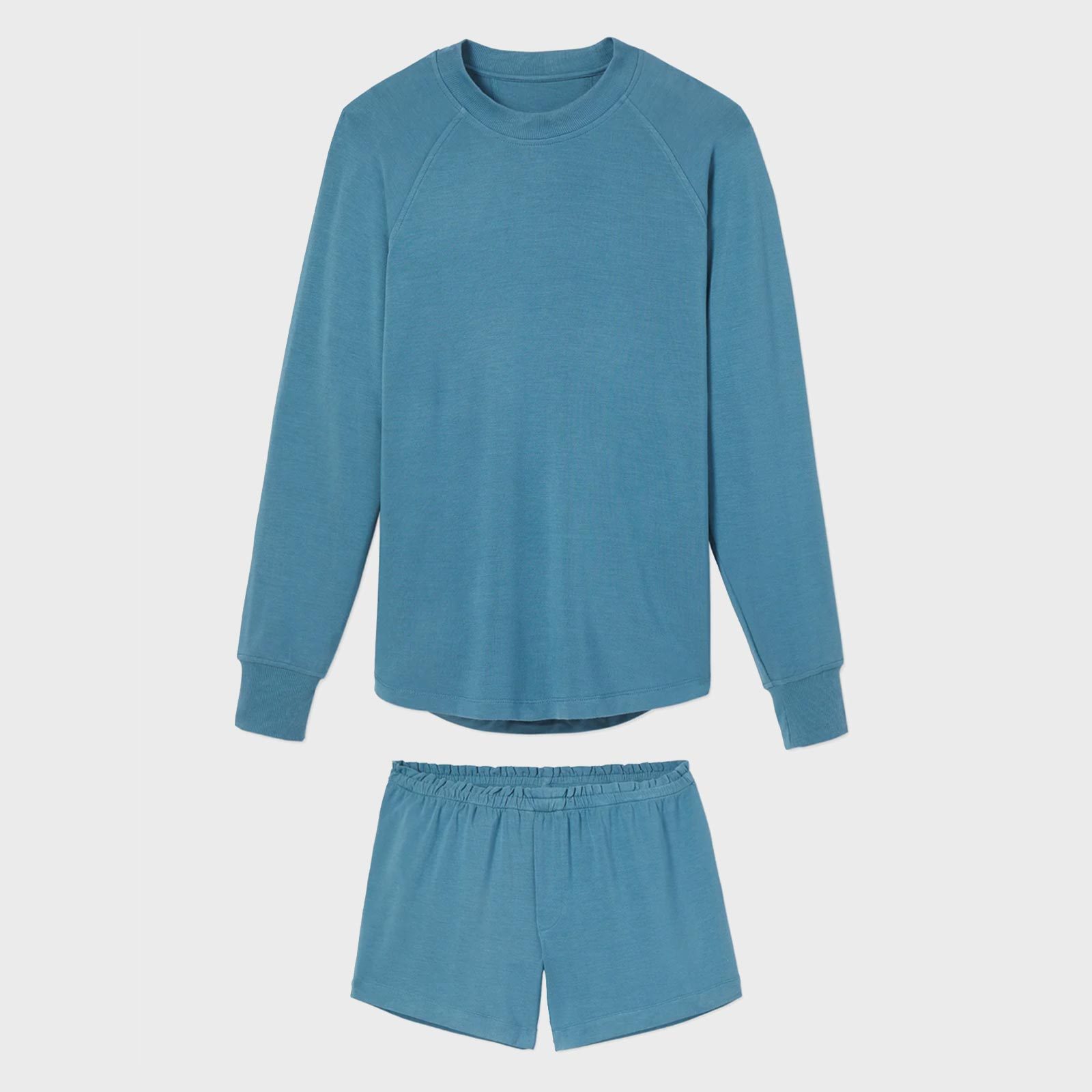 Relax Shorts Set in Steel Blue