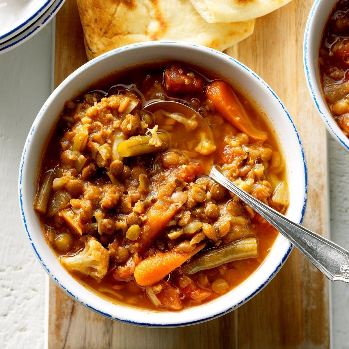 Spicy Veggie Lentil Soup