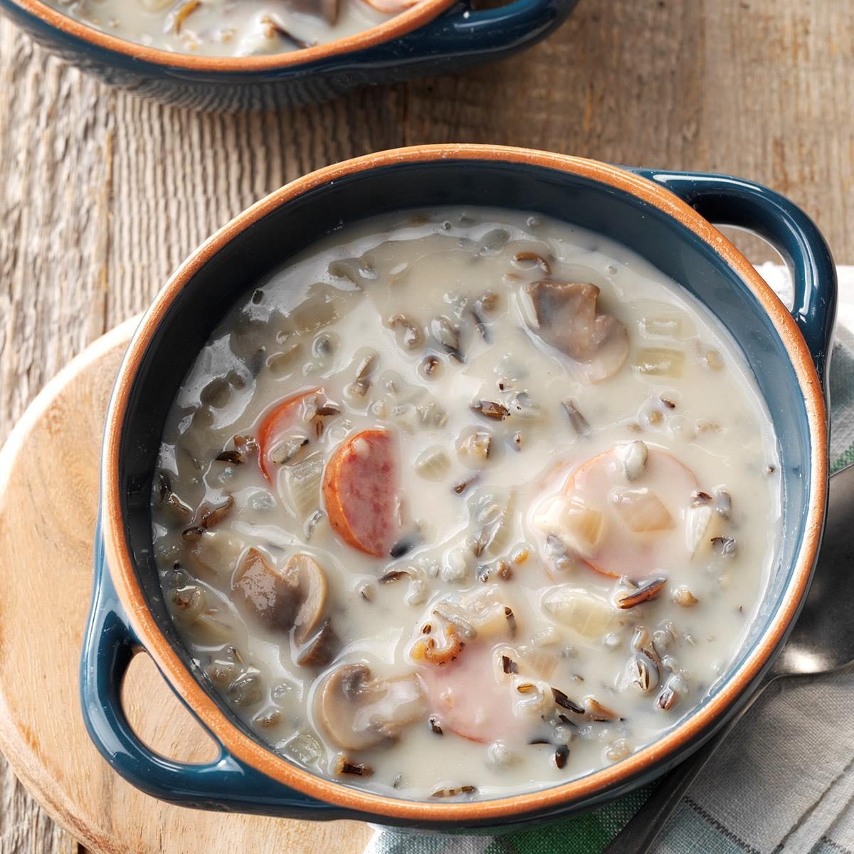 Wild Rice Mushroom Soup