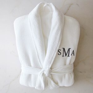 Open Box Waffle Weave Resort Robe Xl