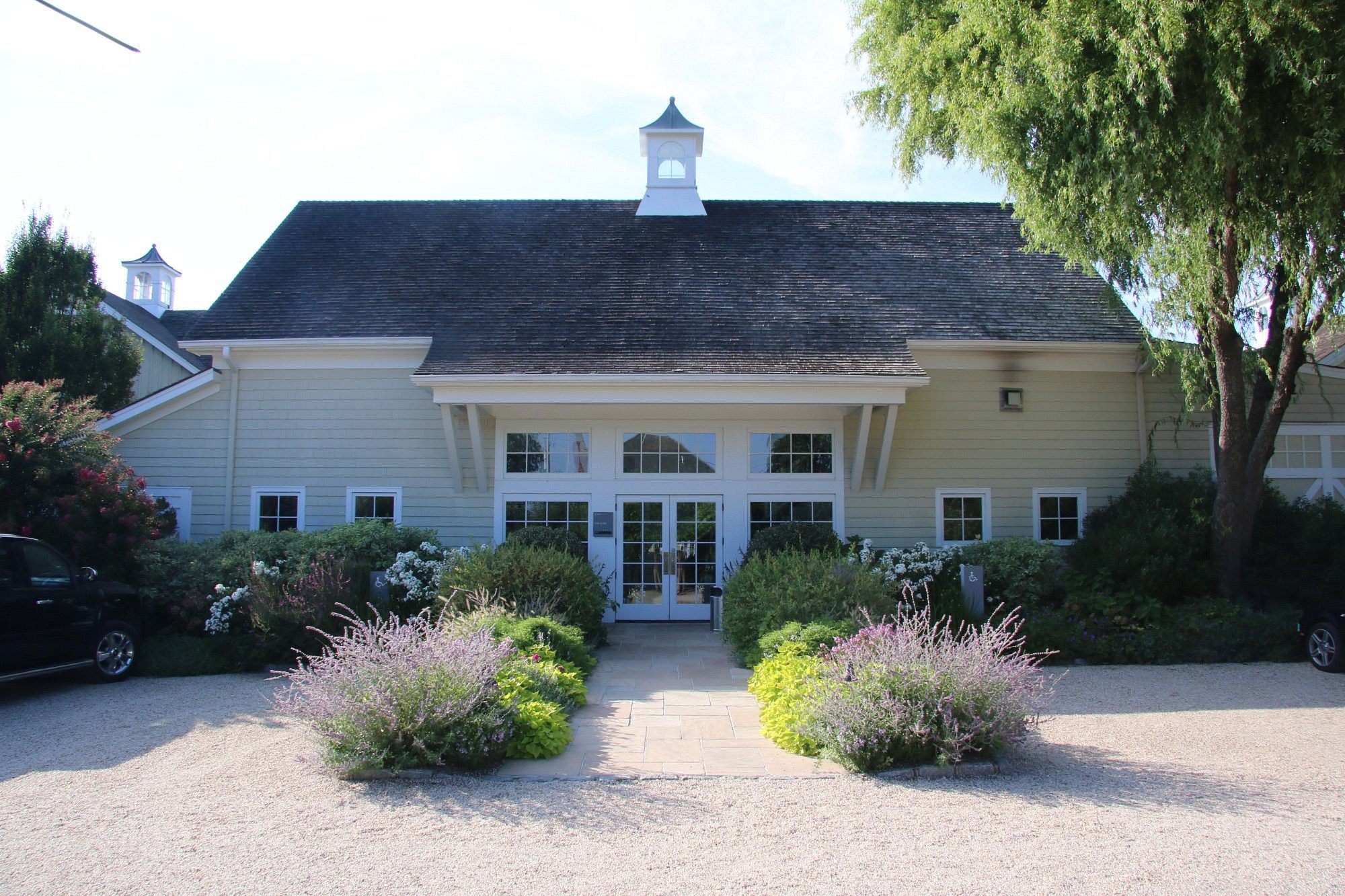 Parking Lot And Entrance