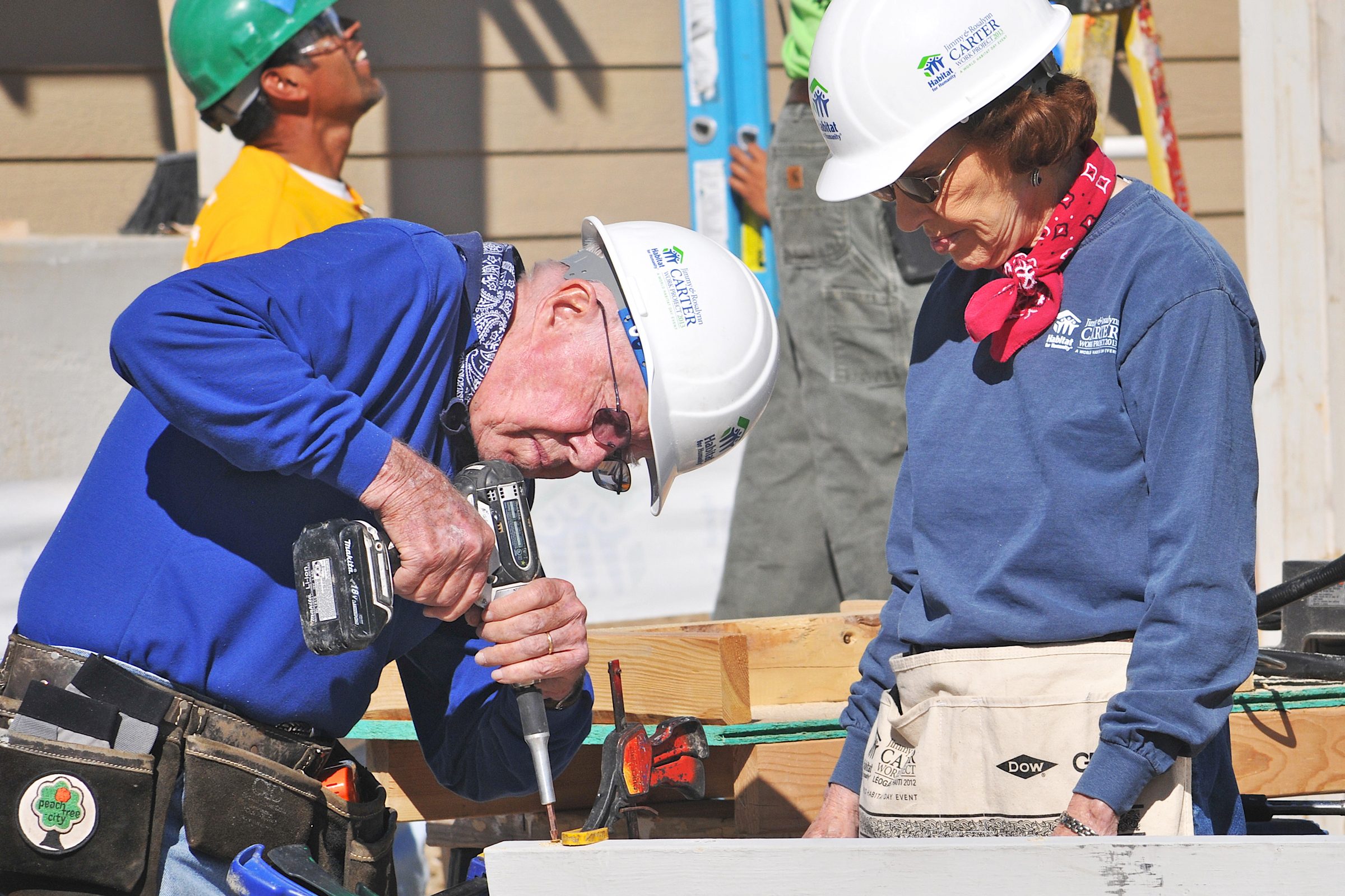 Carter Work Project 3 Jimmy Carter Globeville Courtesy Habitat For Humanity