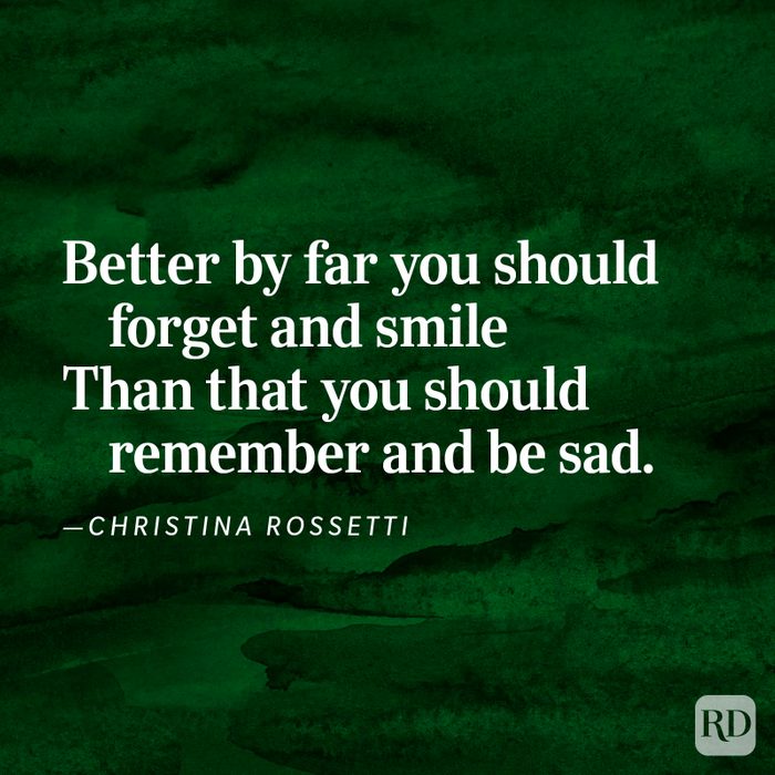 Remember” by Christina Rossetti