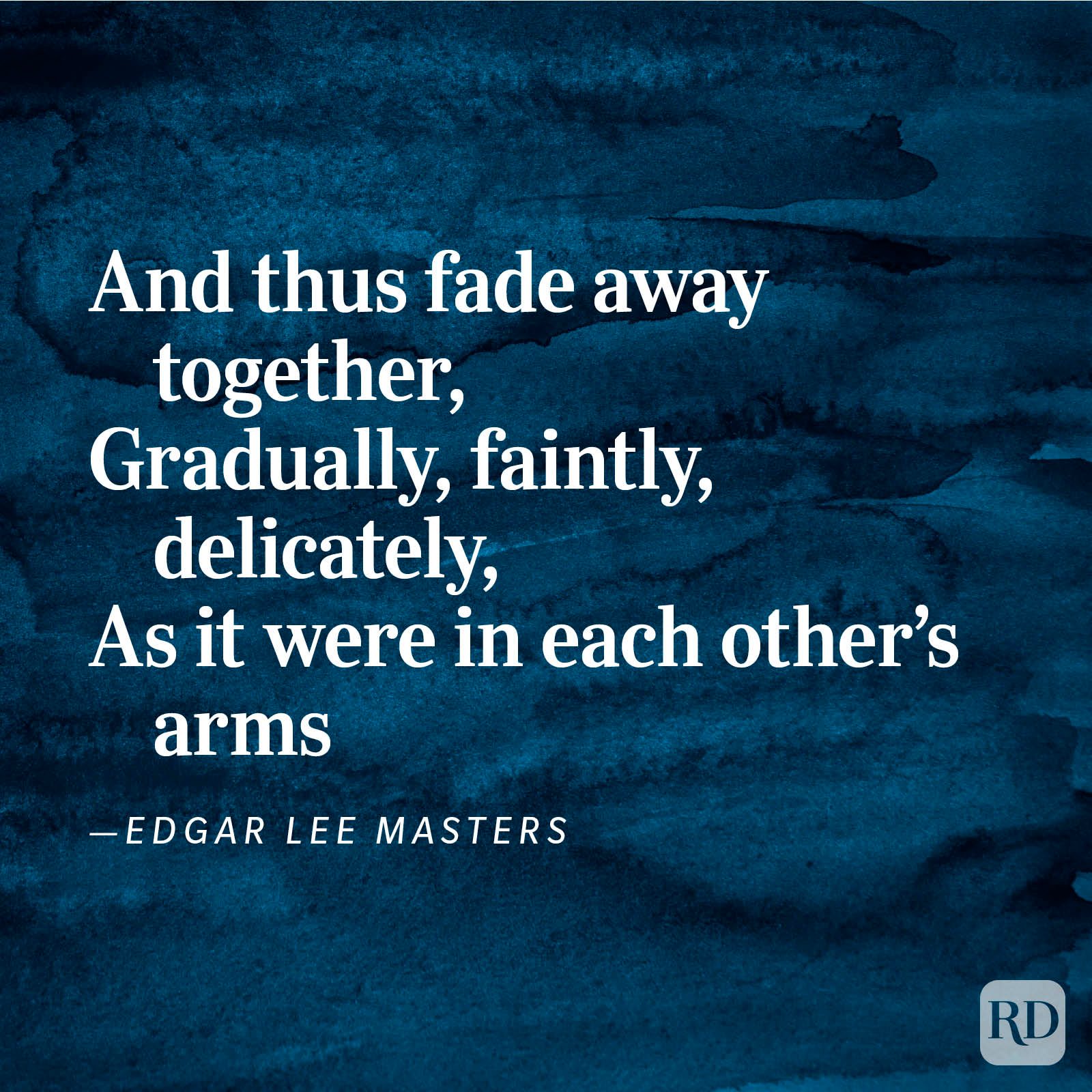 “William and Emily” by Edgar Lee Masters