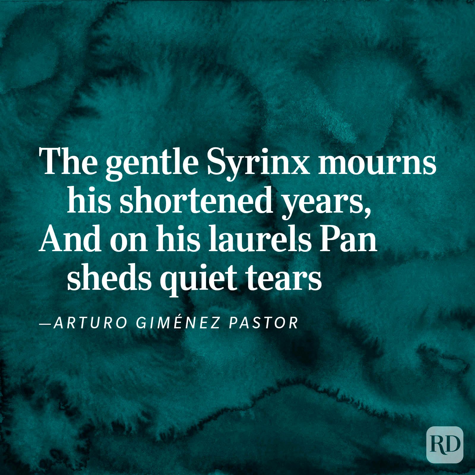 “Homage to Darío” by Arturo Giménez Pastor