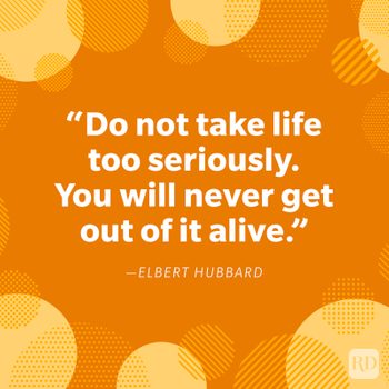 Funny Inspirational Quote from Elbert Hubbard