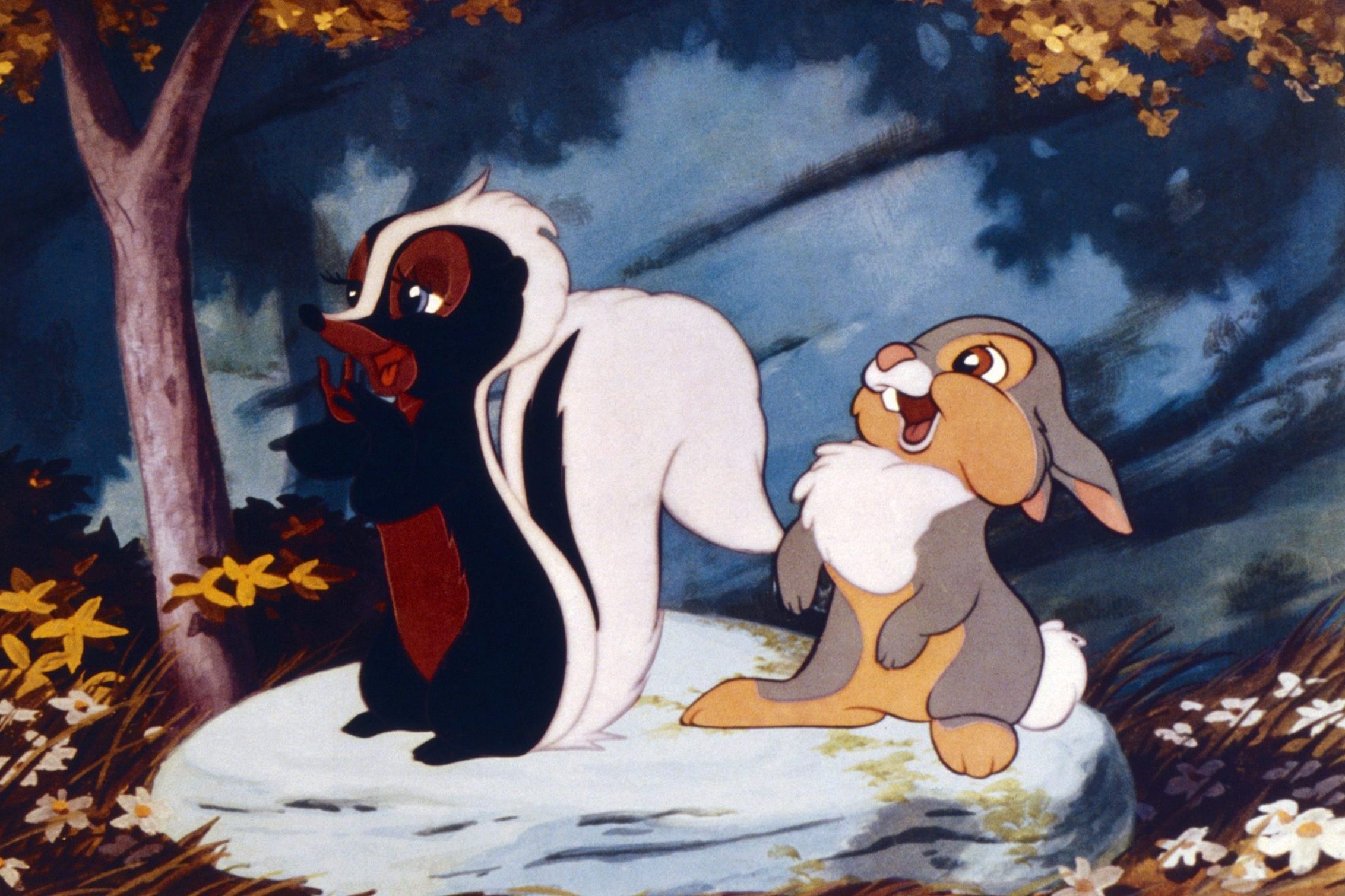 Flower and Thumper from Bambi