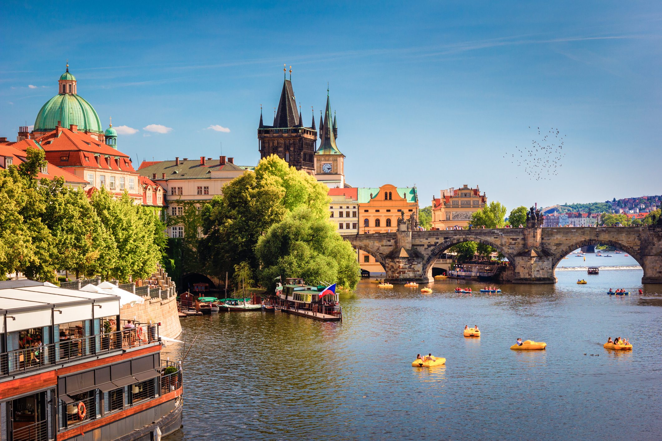 Charles Bridge and Prague Castle, Prague, Czech Republic