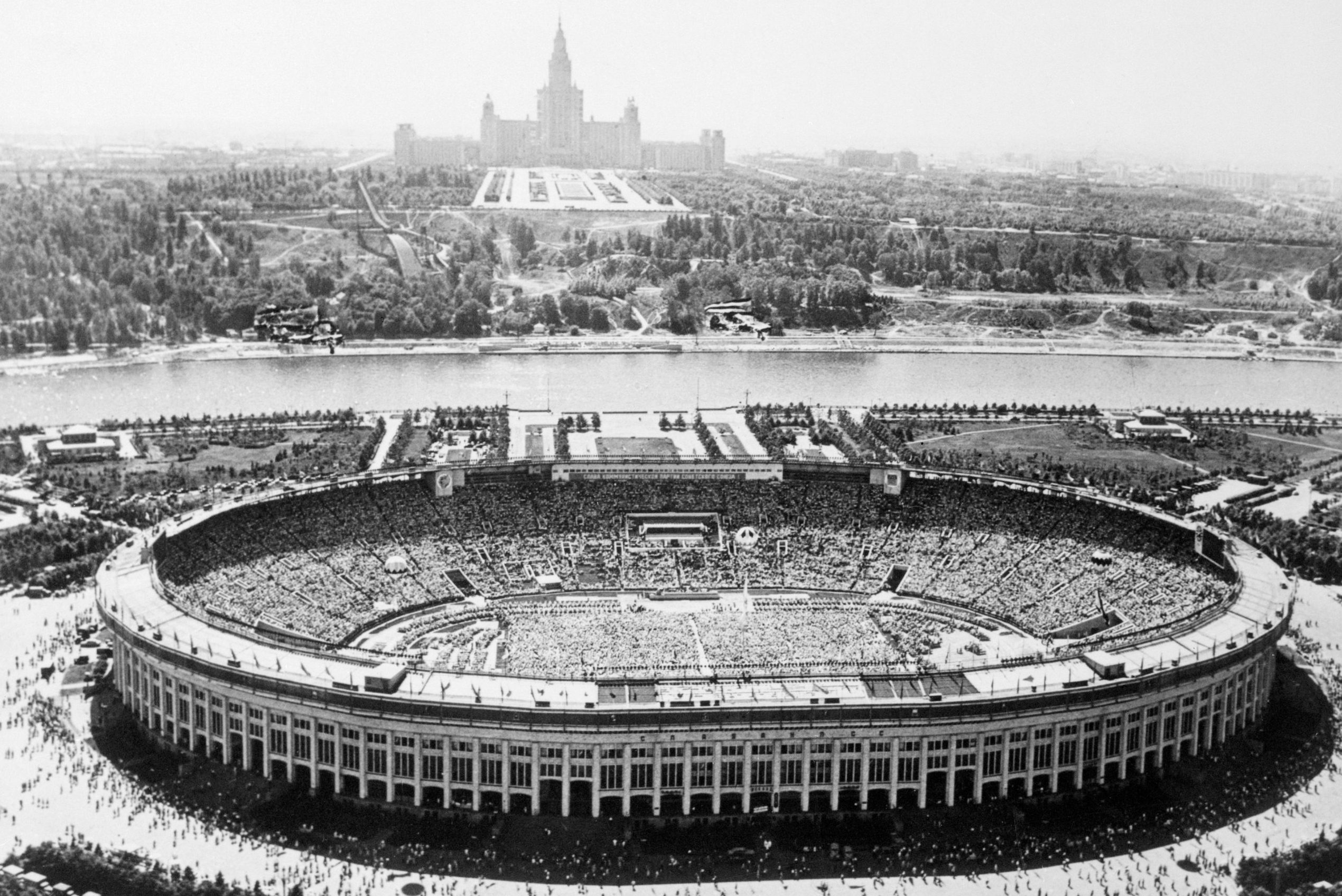 Aerial View of Moscow